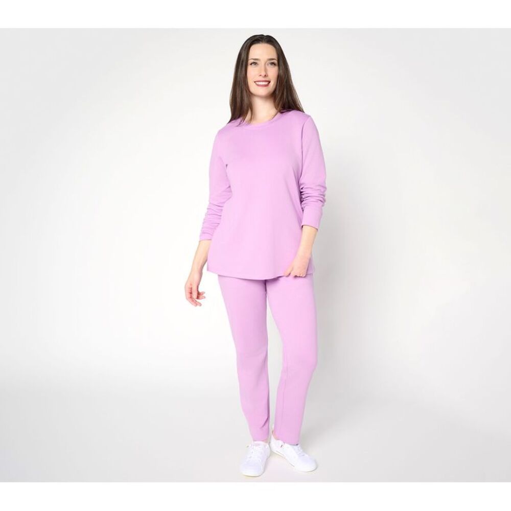 Denim & Co. Women's Set Sz S Tall Make Your Selection: EasyWear Purple A734110